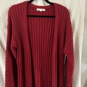 ONE WORLD Deep Red Women's Cardigan